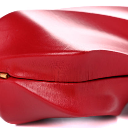 Bottega Veneta Calfskin The Whirl Bag Red 8 of 10