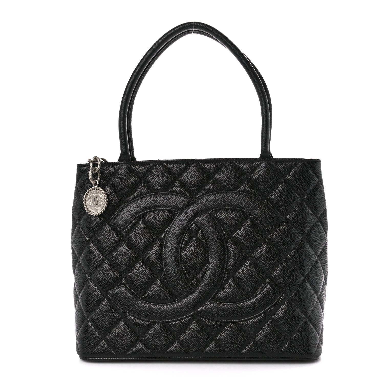 Chanel Caviar Quilted Medallion Tote Black 1 of 10