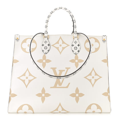 Louis Vuitton Monogram Giant Onthego GM Kaki Beige 1 of 11