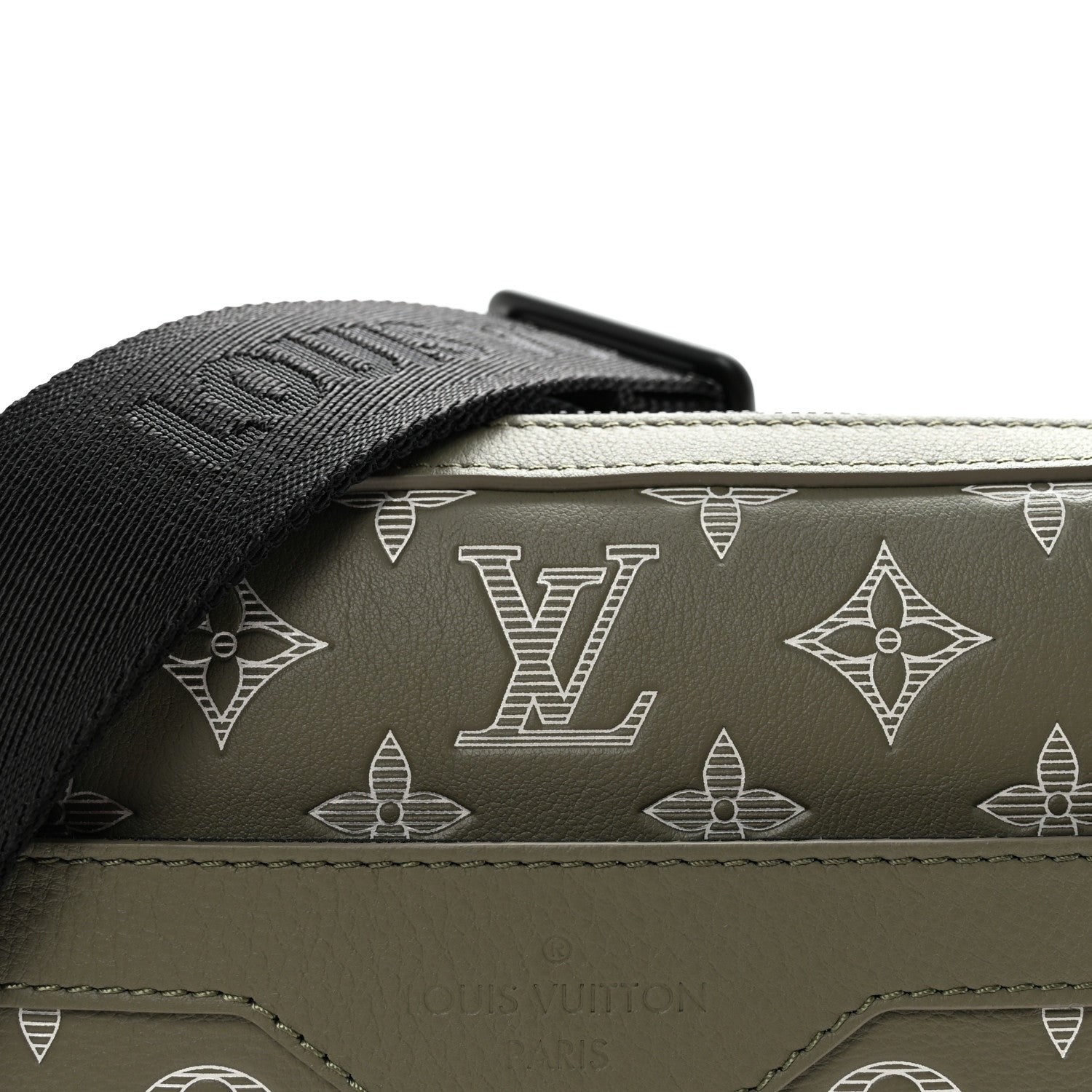 Louis Vuitton Monogram Shadow G65 Trio Messenger Olive Green 8 of 11