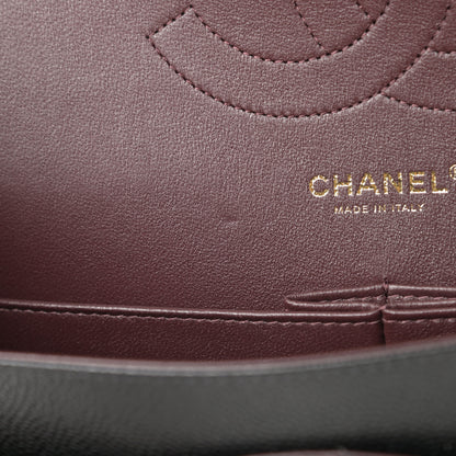 Chanel Caviar Quilted Jumbo Double Flap Black 11 of 12