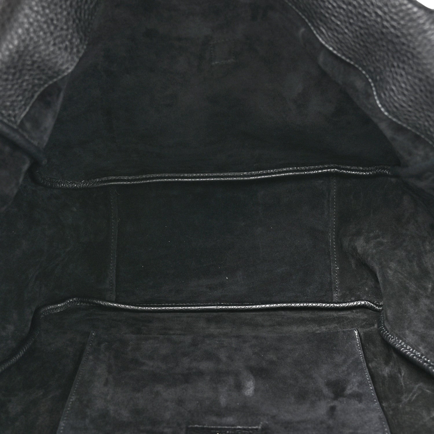 Saint Laurent Grained Deerskin Bea Tote Black 5 of 10