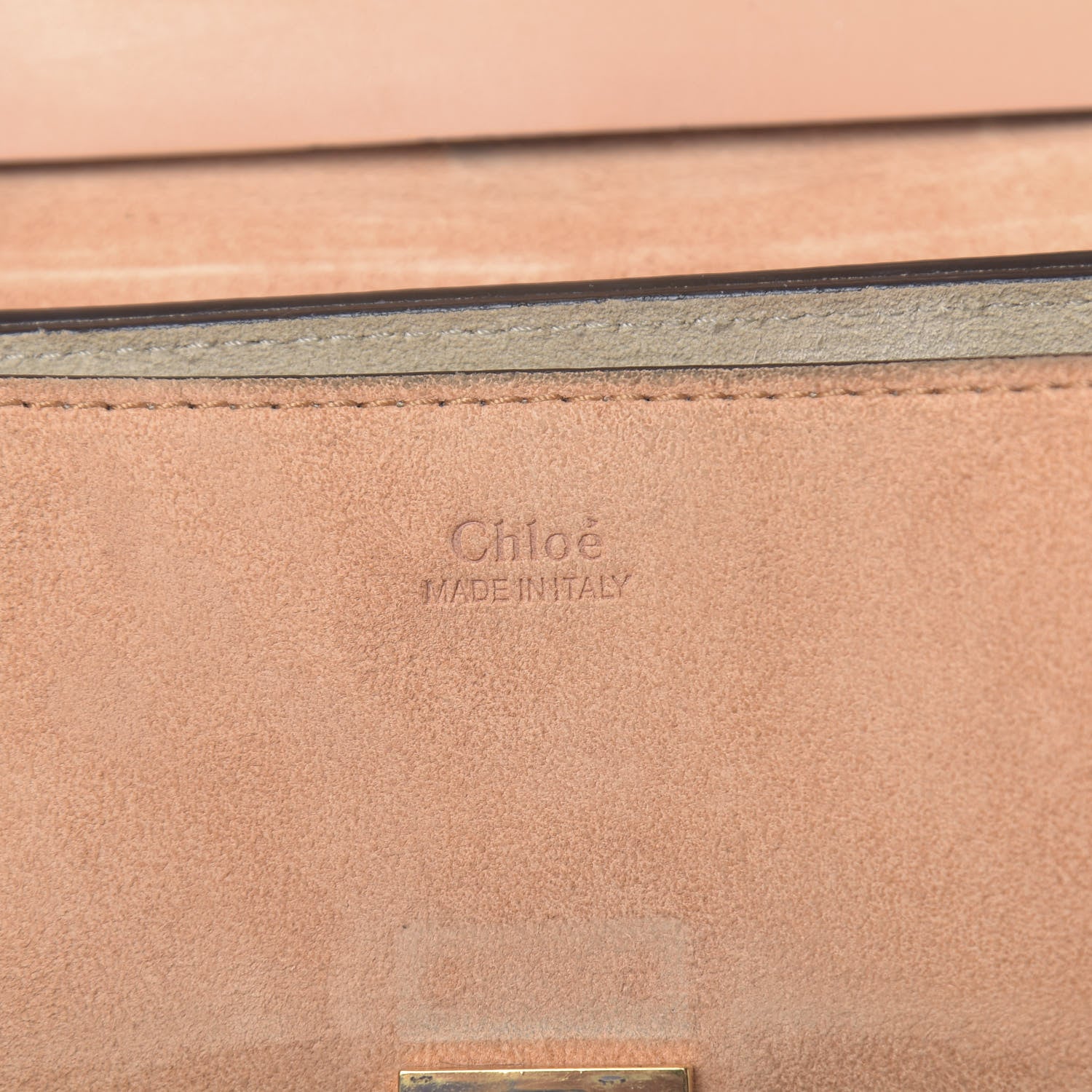 Chloe Suede Smooth Calfskin Drew Shoulder Bag Blushy Pink 6 of 12