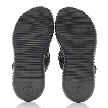 Louis Vuitton Patent Monogram Sandals 36 Black 10 of 13
