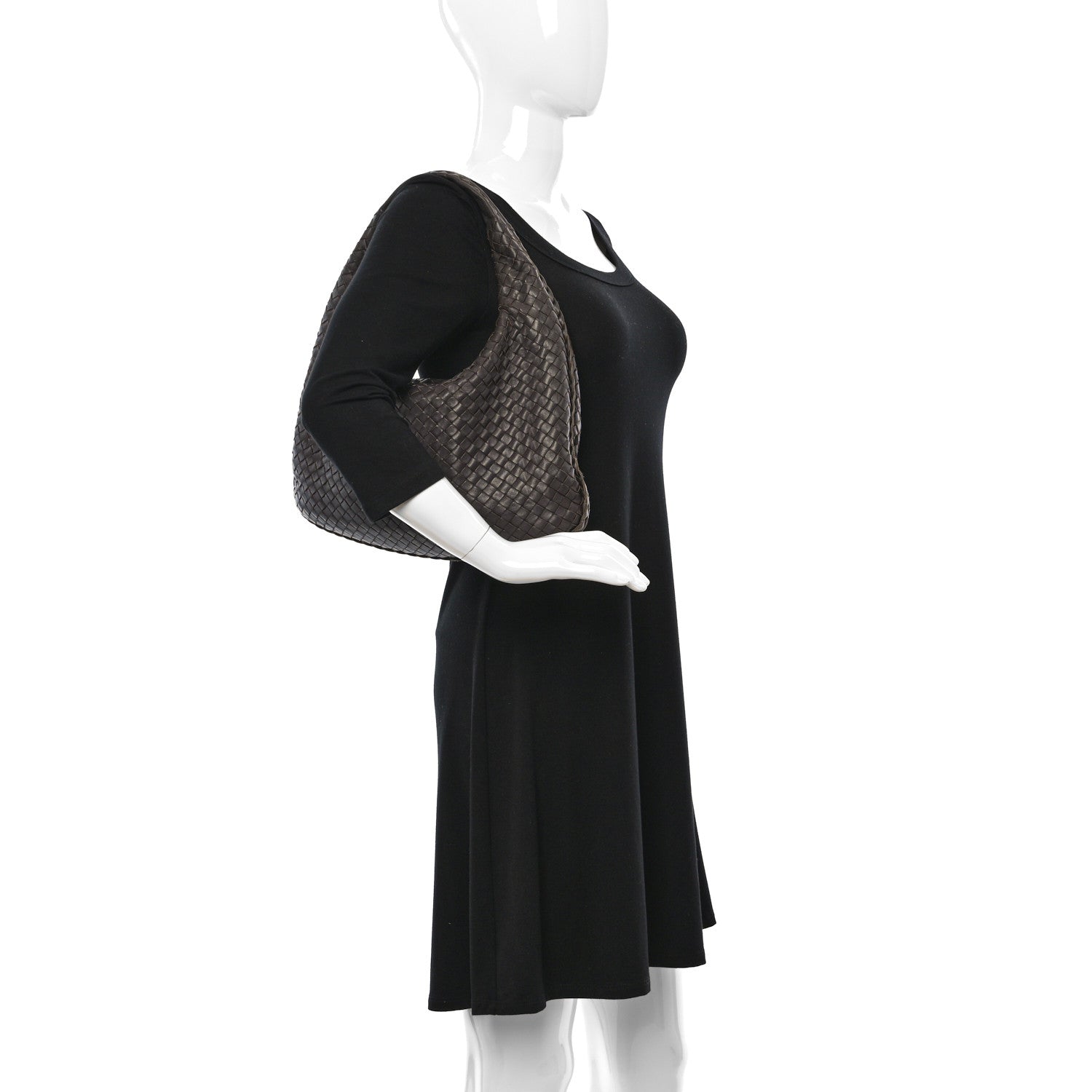 Bottega Veneta Nappa Intrecciato Medium Veneta Hobo Ebano 2 of 9