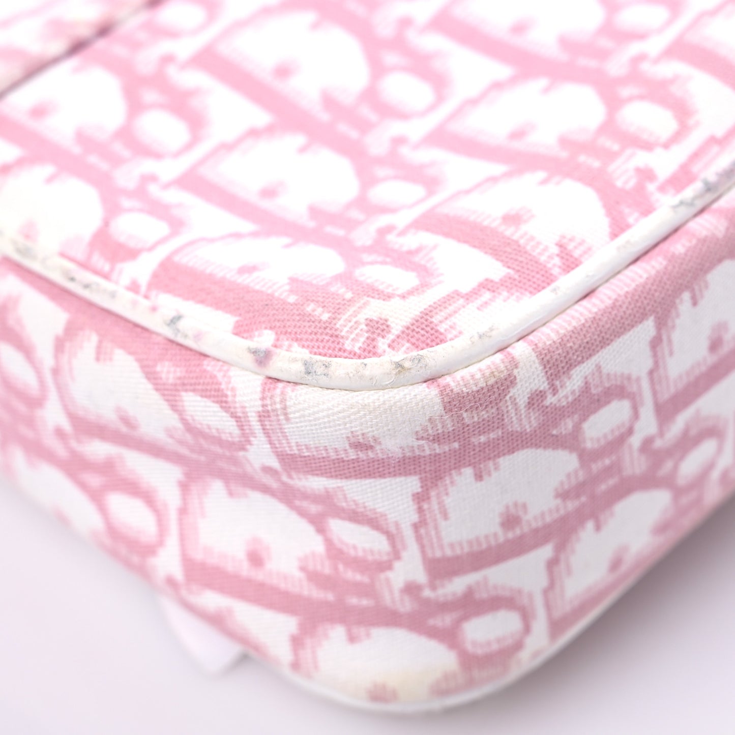 Monogram Girly Flap Reporter Rose Clair