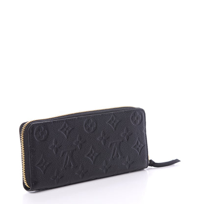 Louis Vuitton Empreinte Clemence Wallet Black 2 of 5