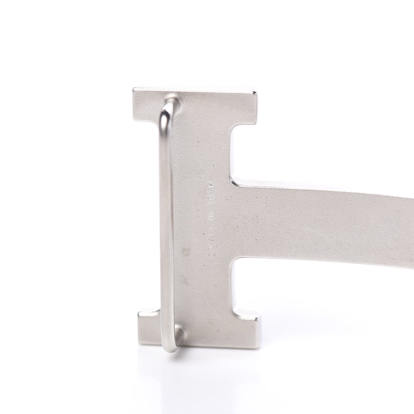 Brushed Palladium 32mm H Belt Buckle