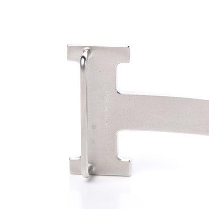 Hermes Brushed Palladium 32mm H Belt Buckle 3 of 3