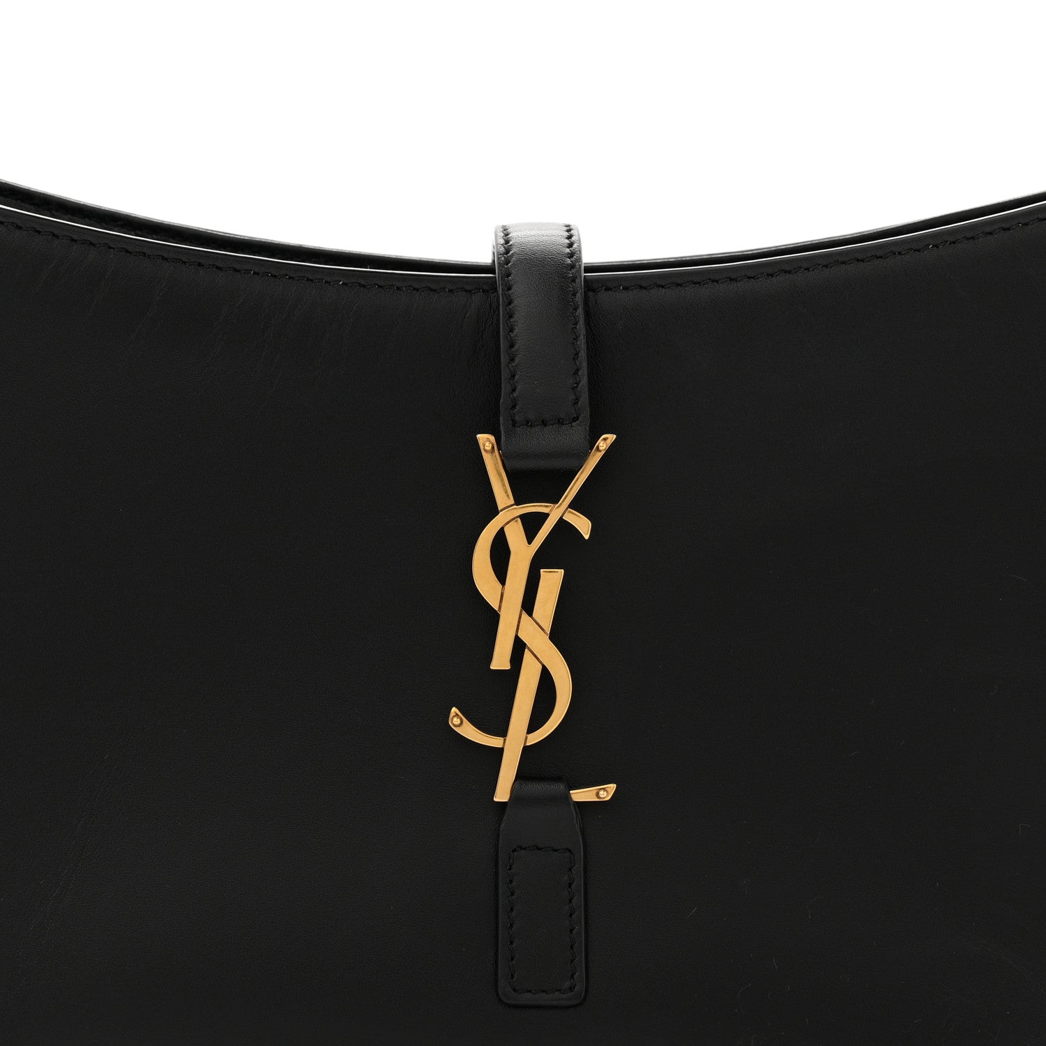 Saint Laurent Smooth Calfskin Le 5 A 7 Hobo Black 8 of 12
