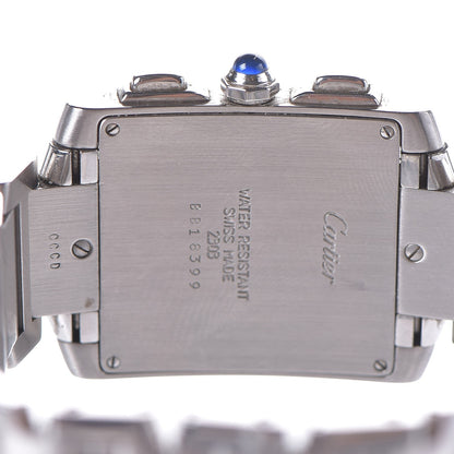 Cartier Stainless Steel 28mm Tank Francaise Chrono Reflex Quartz Watch 5 of 24