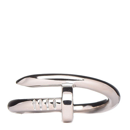 Cartier 18K White Gold Juste Un Clou Ring 58 5 8.25 1 of 5