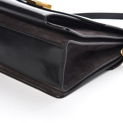 Givenchy Calfskin Suede Medium GV3 Flap Black 9 of 9