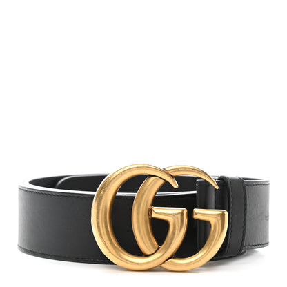 Gucci Calfskin Double G 40mm Belt 95 38 Black 1 of 6