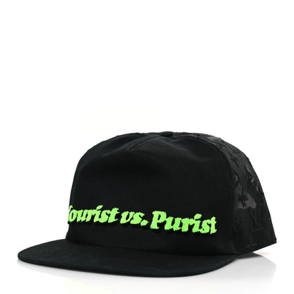 Louis Vuitton Monogram Mesh Cotton Tourist Cap 60 Black 1 of 7