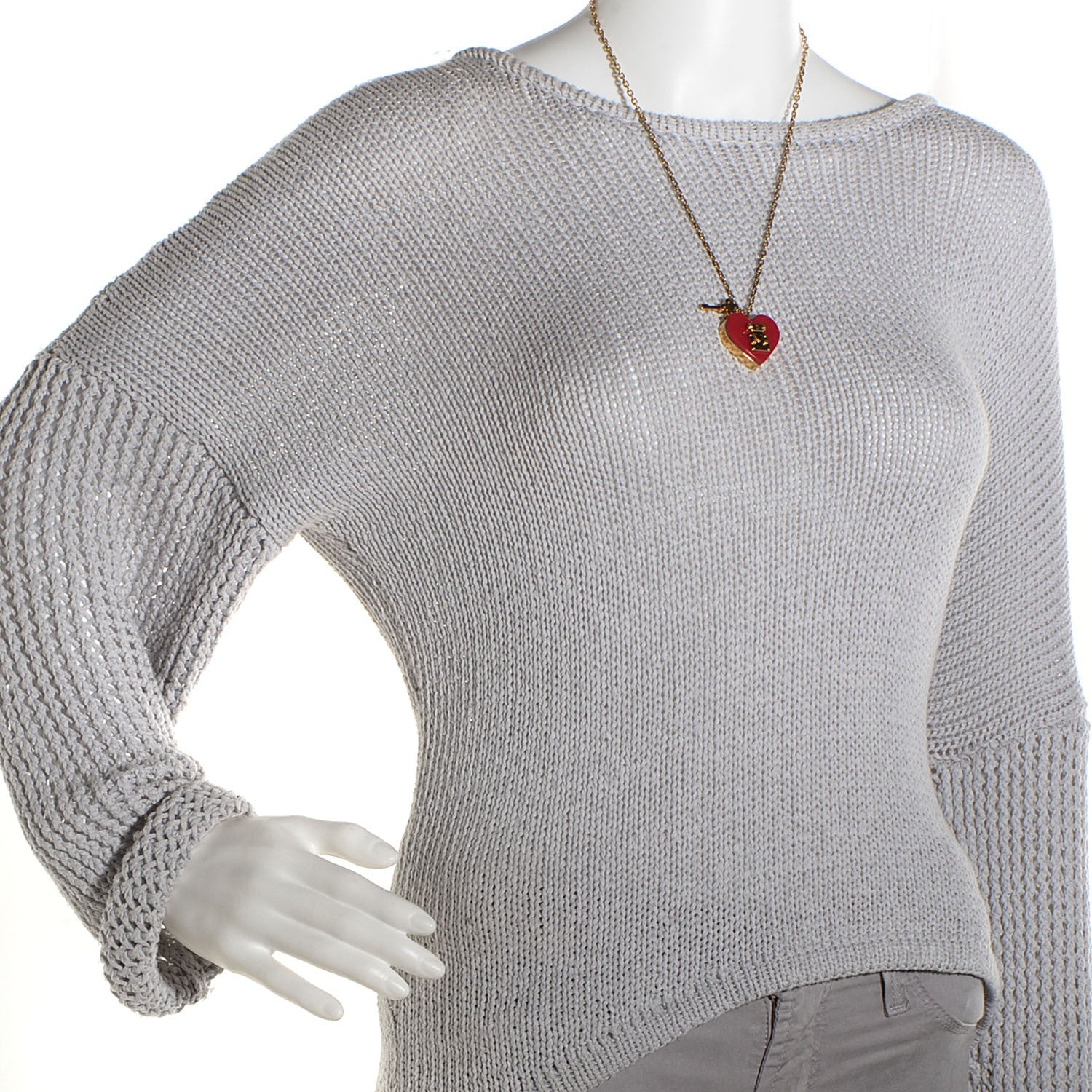 Louis Vuitton Lock Me Heart Necklace Pomme D'Amour 2 of 6