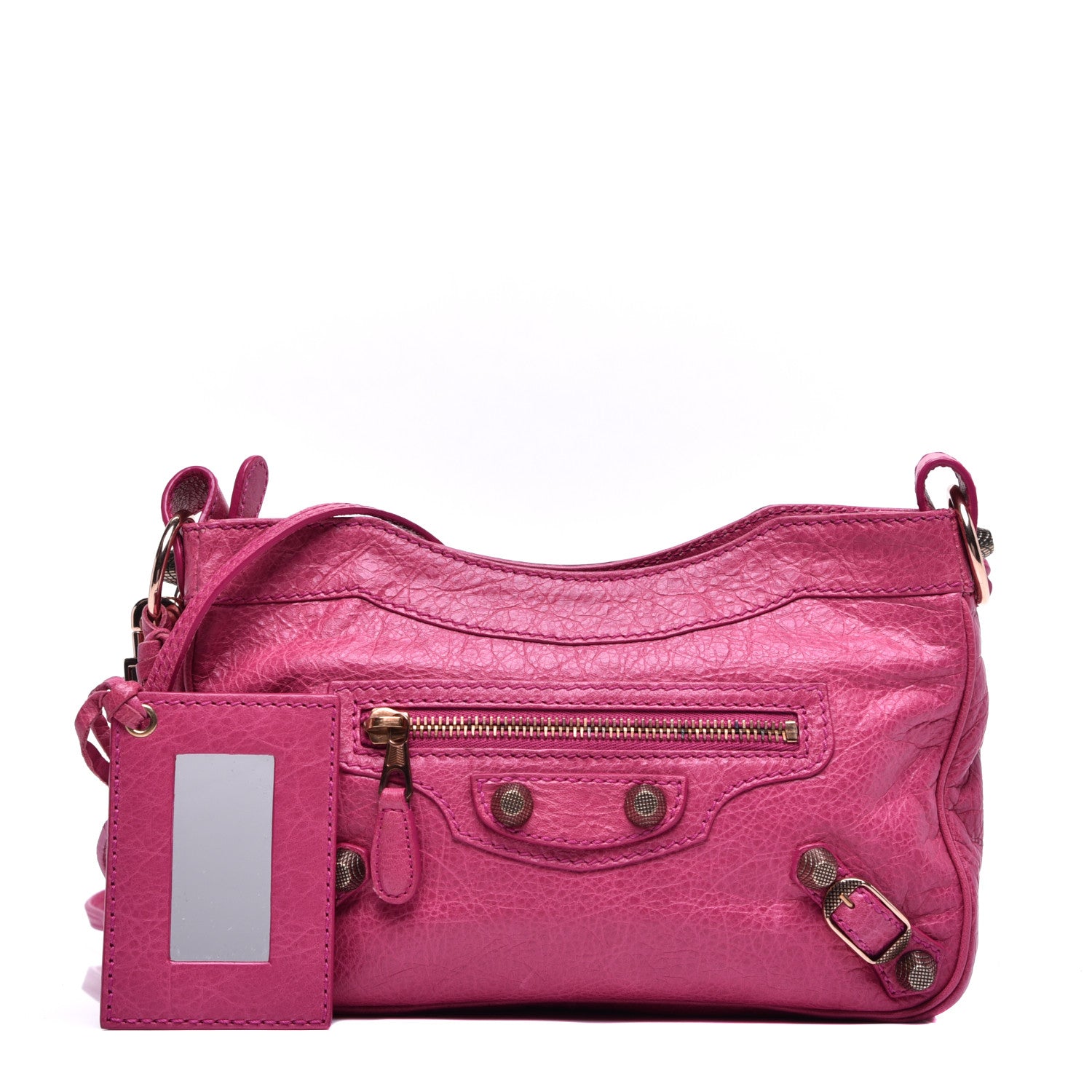 Balenciaga Agneau Giant 12 Rose Gold Hardware Hip Cyclamen 1 of 9