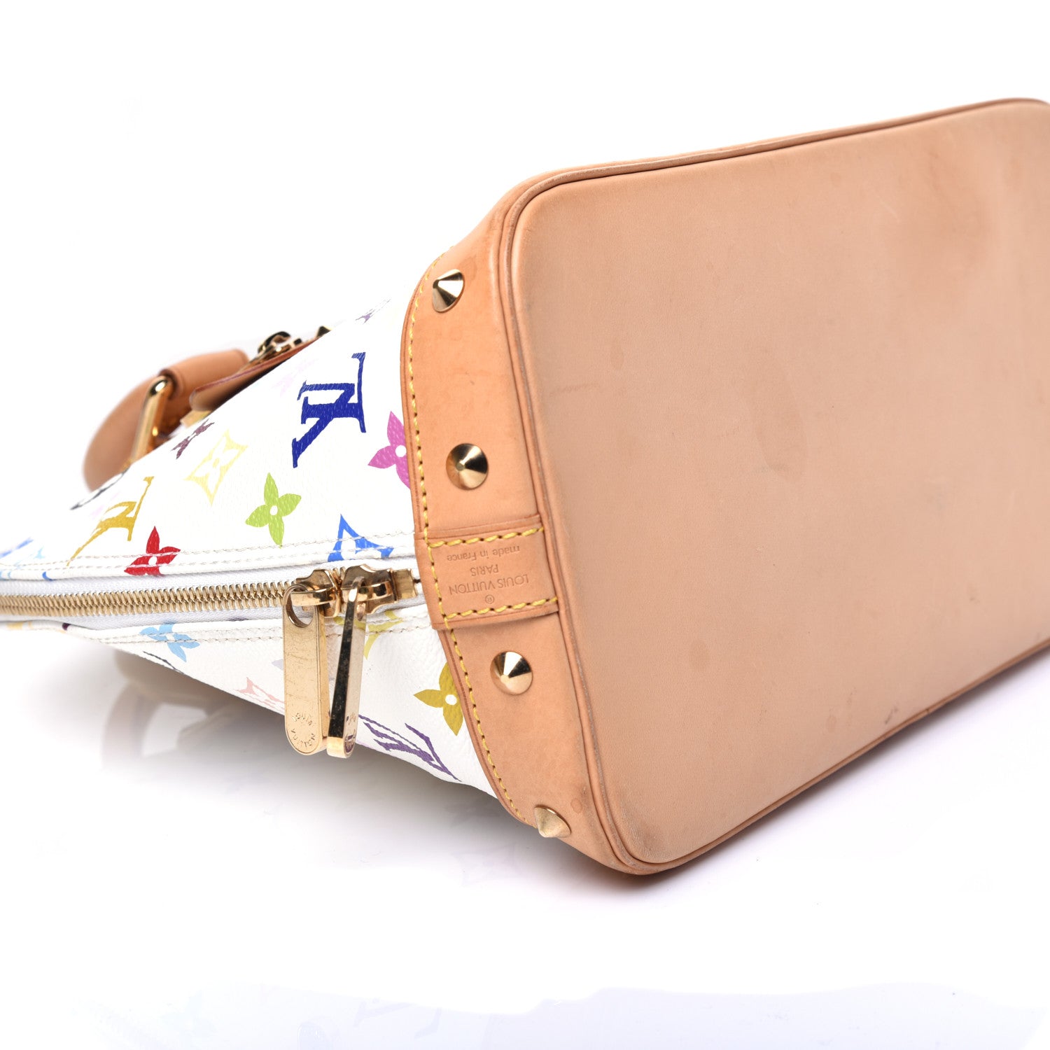 Louis Vuitton Monogram Multicolor Alma White 6 of 14