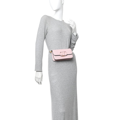 Valentino Garavani Grainy Calfskin VSling Belt Bag Rose Quartz 2 of 10