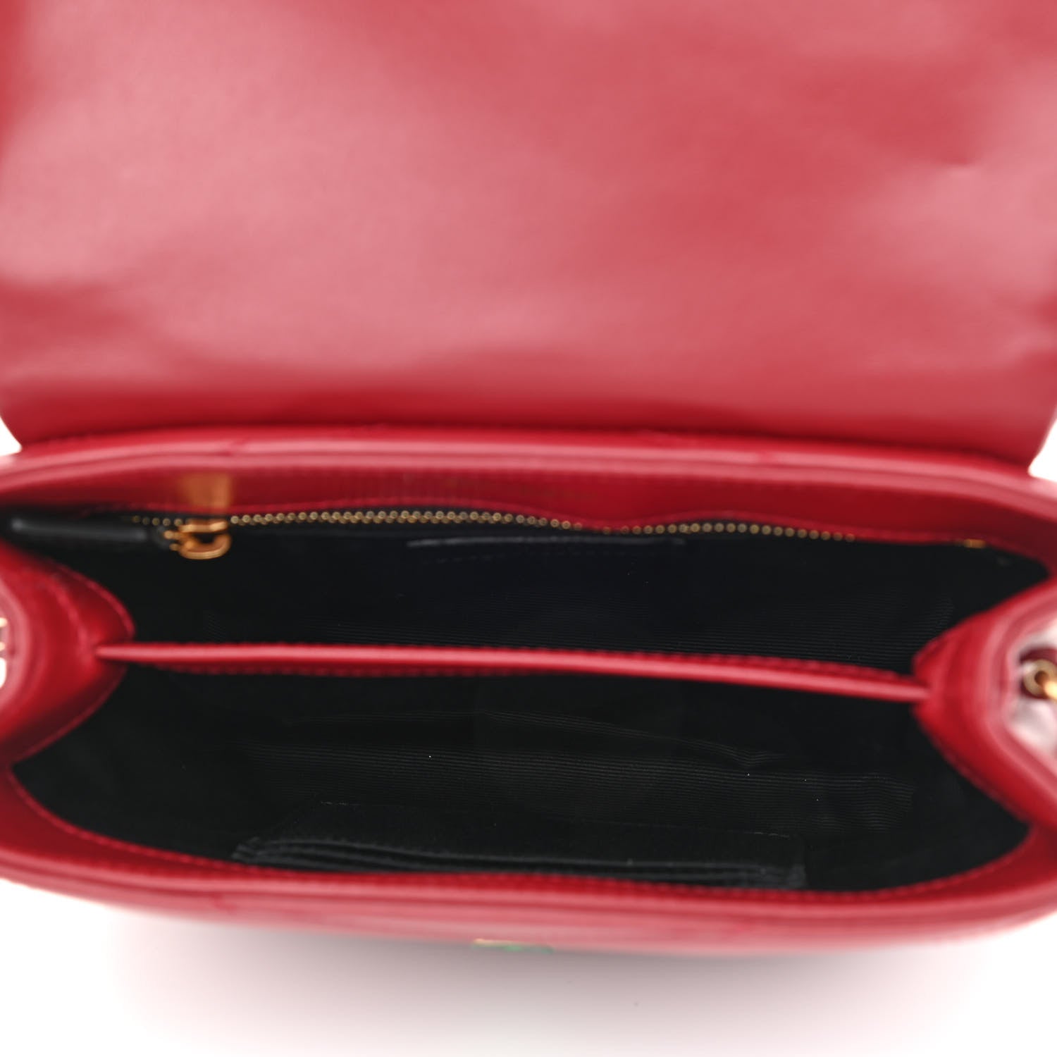 Saint Laurent Calfskin Y Quilted Monogram Toy Loulou Crossbody Bag Opyum Red 5 of 10