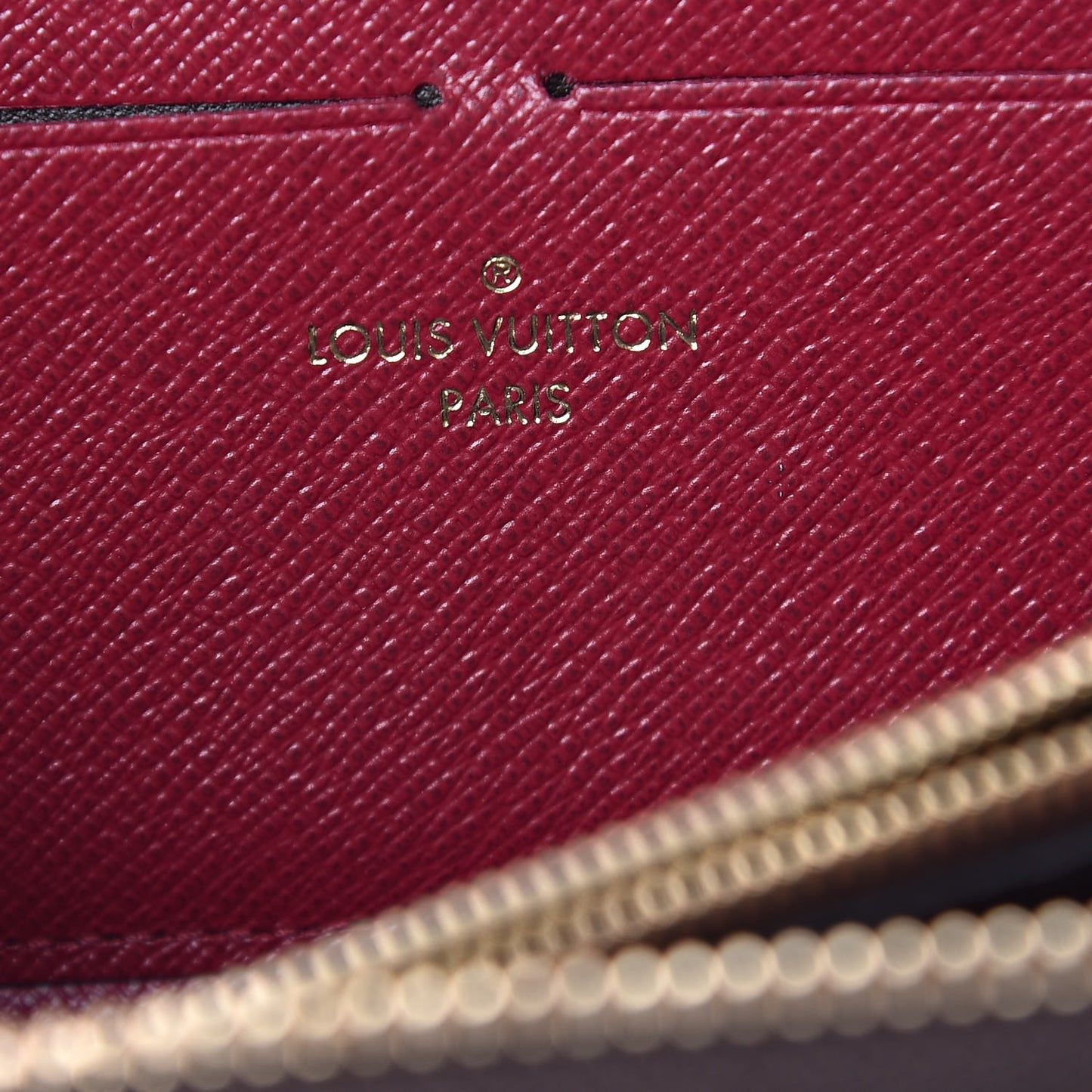 Monogram Clemence Wallet Fuchsia
