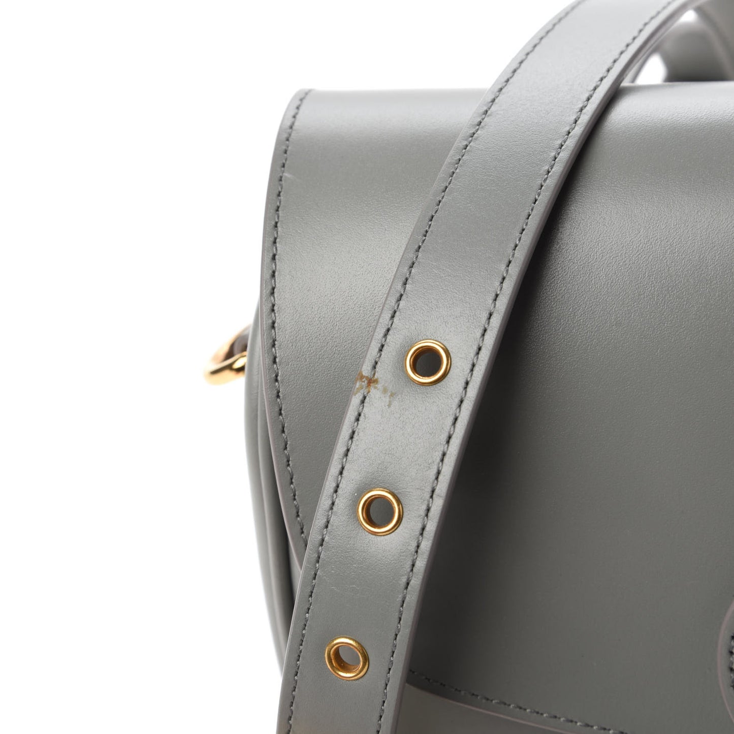 Box Calfskin Medium Bobby Flap Gray