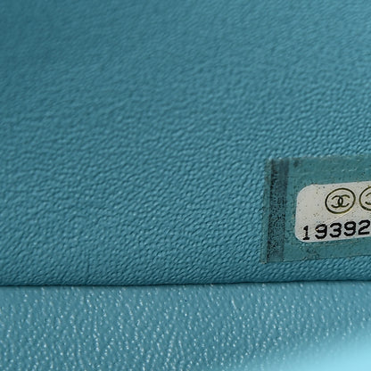 Chanel Lambskin Quilted Mini Rectangular Flap Turquoise 9 of 11