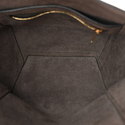 Celine Soft Grained Calfskin Small Sangle Bucket Bag Kohl 5 of 10