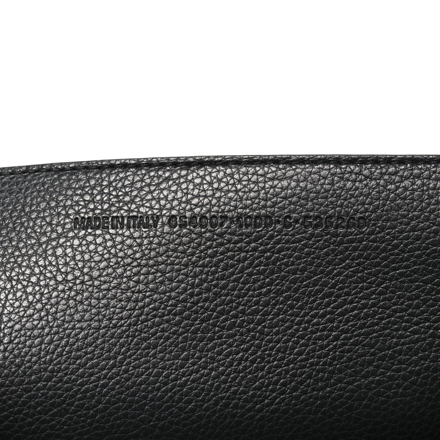 Grained Calfskin Black Hardware Neo Classic City Black