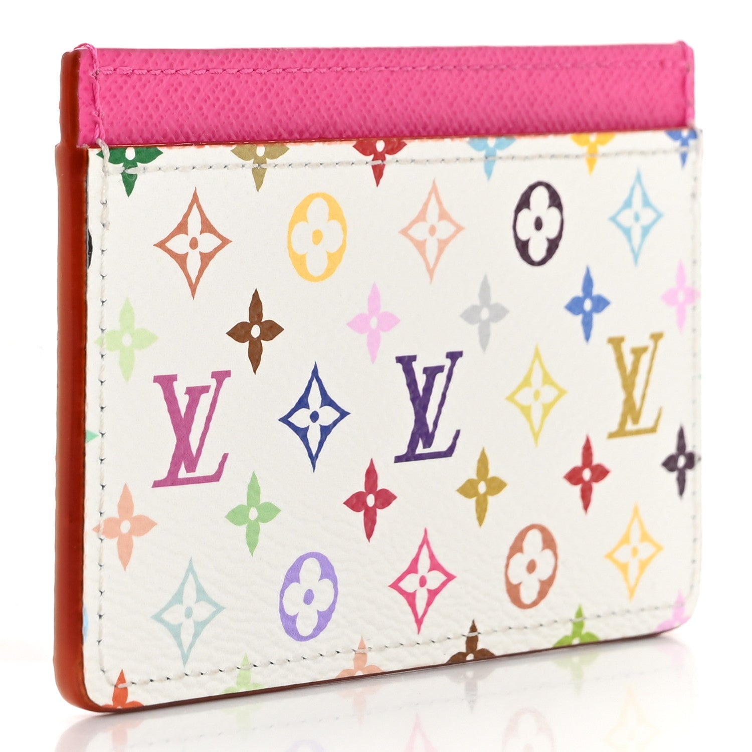 Louis Vuitton LV X TM Monogram Multicolor Card Holder Kawaii Pink 3 of 7