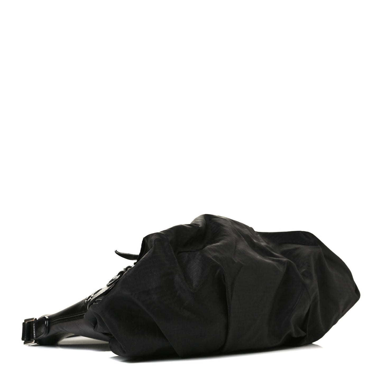 Satin Ballet Evening Bag Black