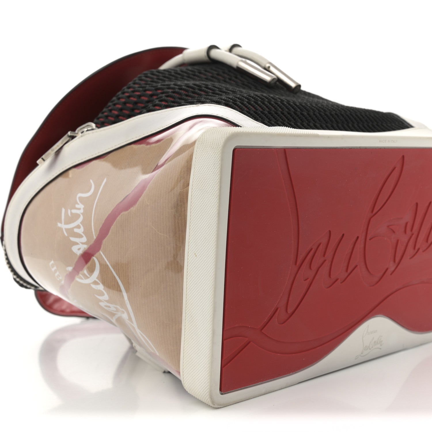 Christian Louboutin Kraft PVC Calfskin Explorafunk Backpack Kraft White 9 of 15