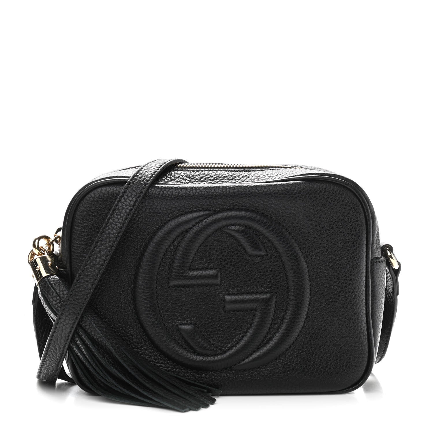 Gucci Pebbled Calfskin Small Soho Disco Bag Black 1 of 10