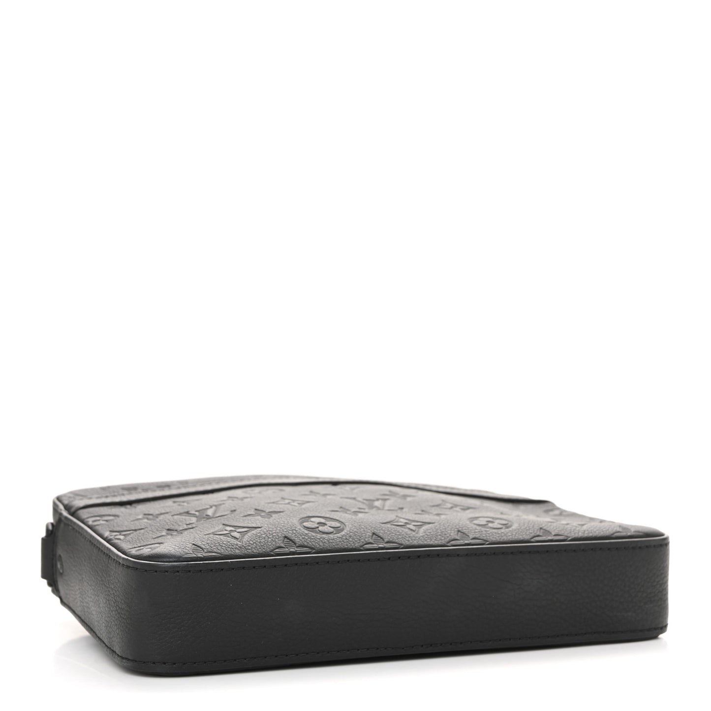 Calfskin Monogram Shadow Trio Messenger Black