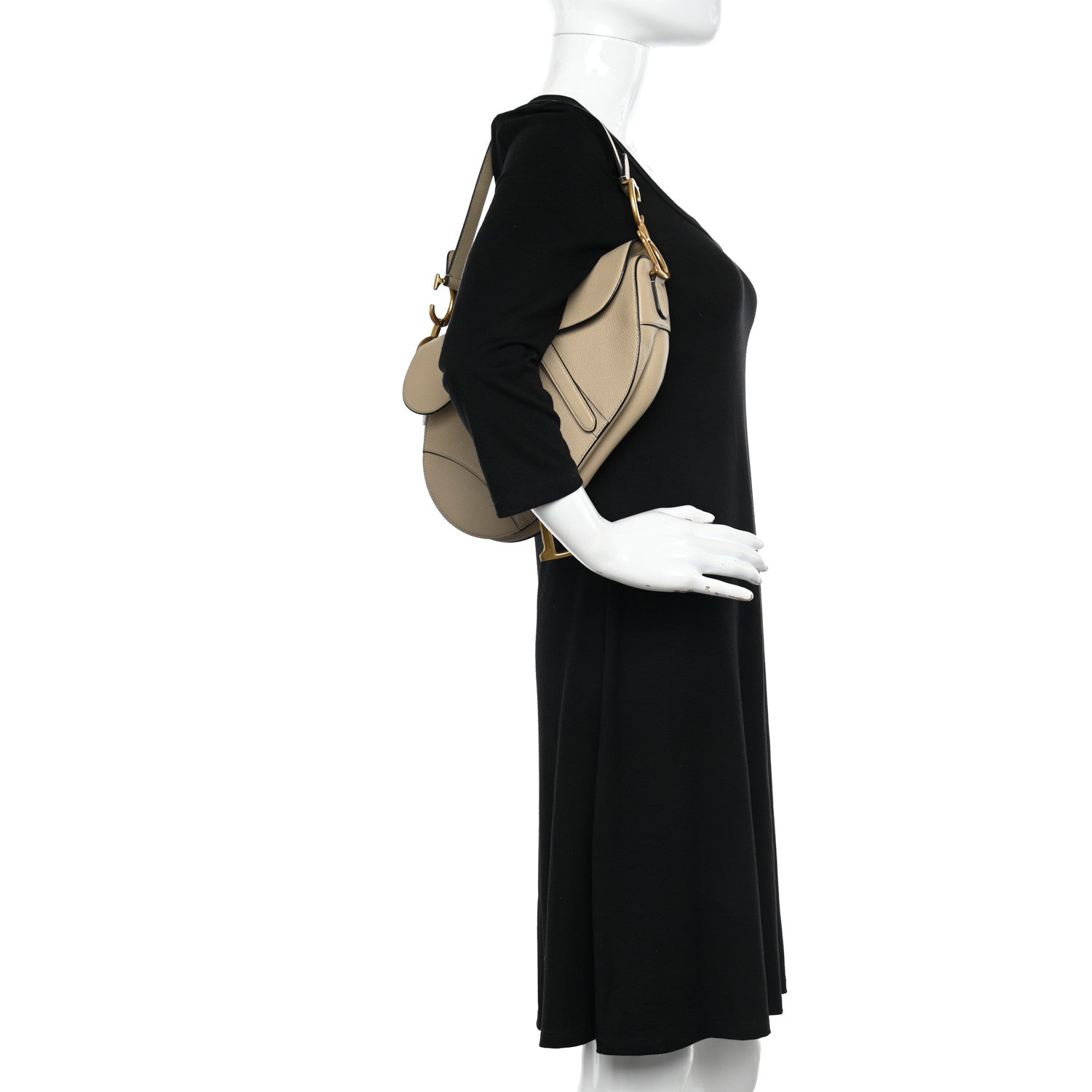 Christian Dior Shiny Goatskin Saddle Bag Corda 2 of 16