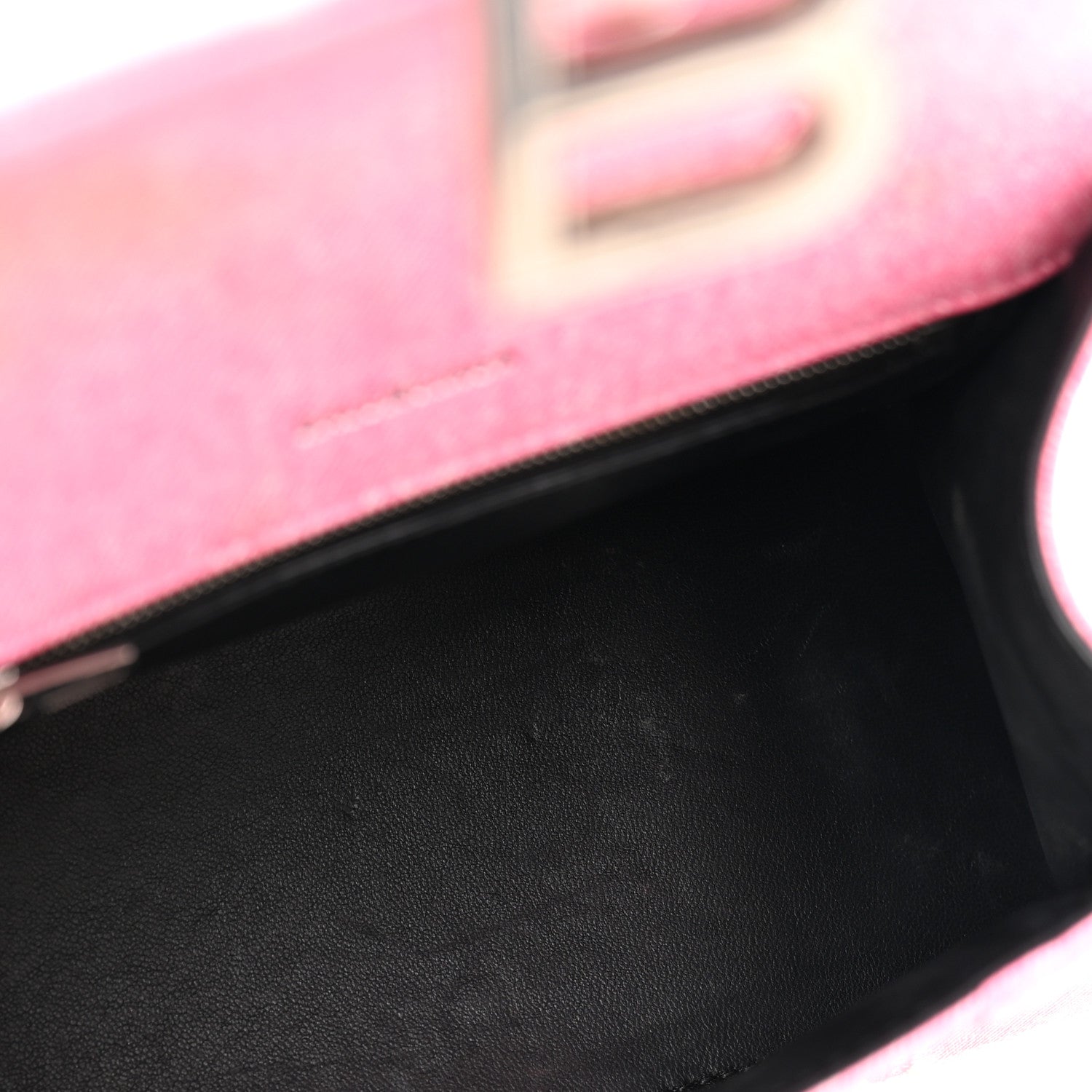 Balenciaga Nappa Denim Printed Small Hourglass Top Handle Bag Denim Pink 5 of 14