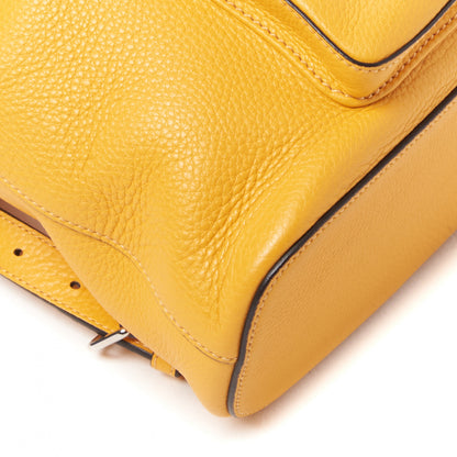 Gucci Calfskin Bamboo Small Backpack Yellow 5 of 10