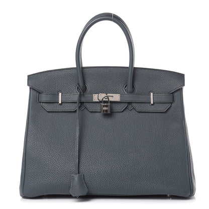 Hermes Togo Birkin 35 Bleu Orage 1 of 32