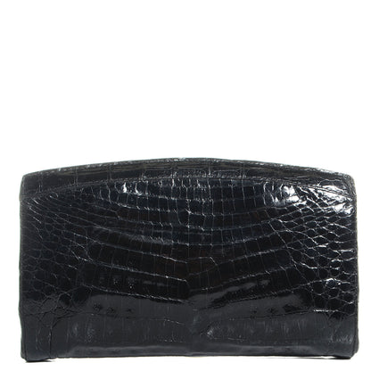 Nancy Gonzalez Crocodile Clutch Black 1 of 8