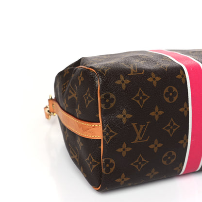Louis Vuitton Monogram My LV Heritage Speedy Bandouliere 25 Fuchsia White 7 of 8