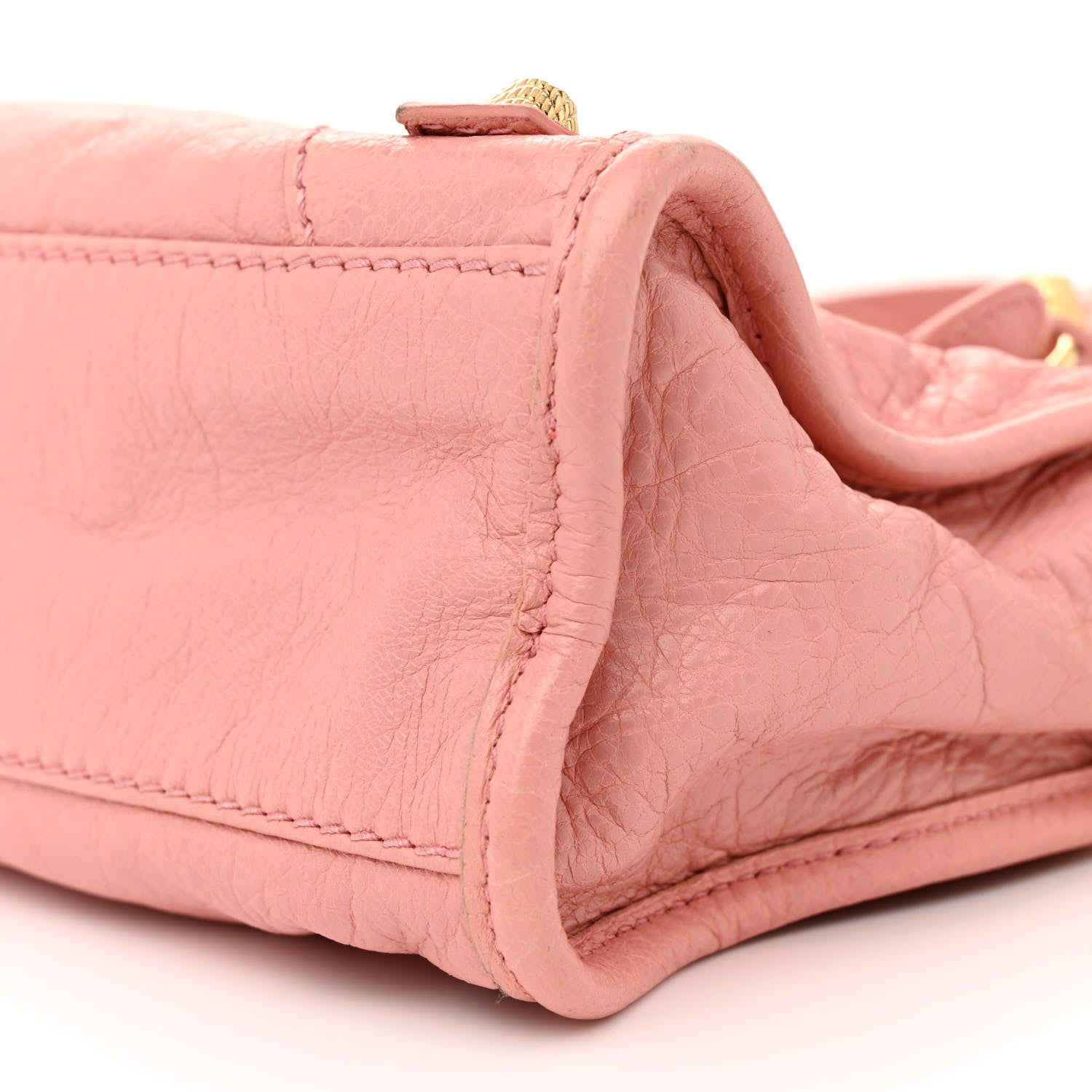 Balenciaga Agneau Giant 12 Gold Hardware Mini City Rose Peche 10 of 13