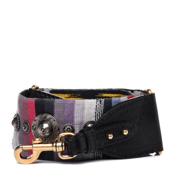 Christian Dior ストラップ Adjustable Shoulder Strap with Ring Ultramatte Black Christian
