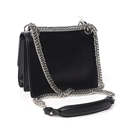 Fendi Vitello Liberty Studded Small Kan I Shoulder Bag Black Multicolor 2 of 9