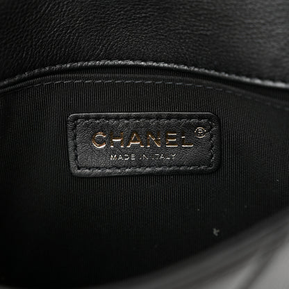 Chanel Calfskin Quilted Flap Waist Bag Black 6 of 11