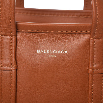 Balenciaga Agneau XS Bazar Shopper Tote Marron Fauve 8 of 18