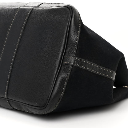 Hermes Toile Vache Country Garden Party 36 Black 10 of 15