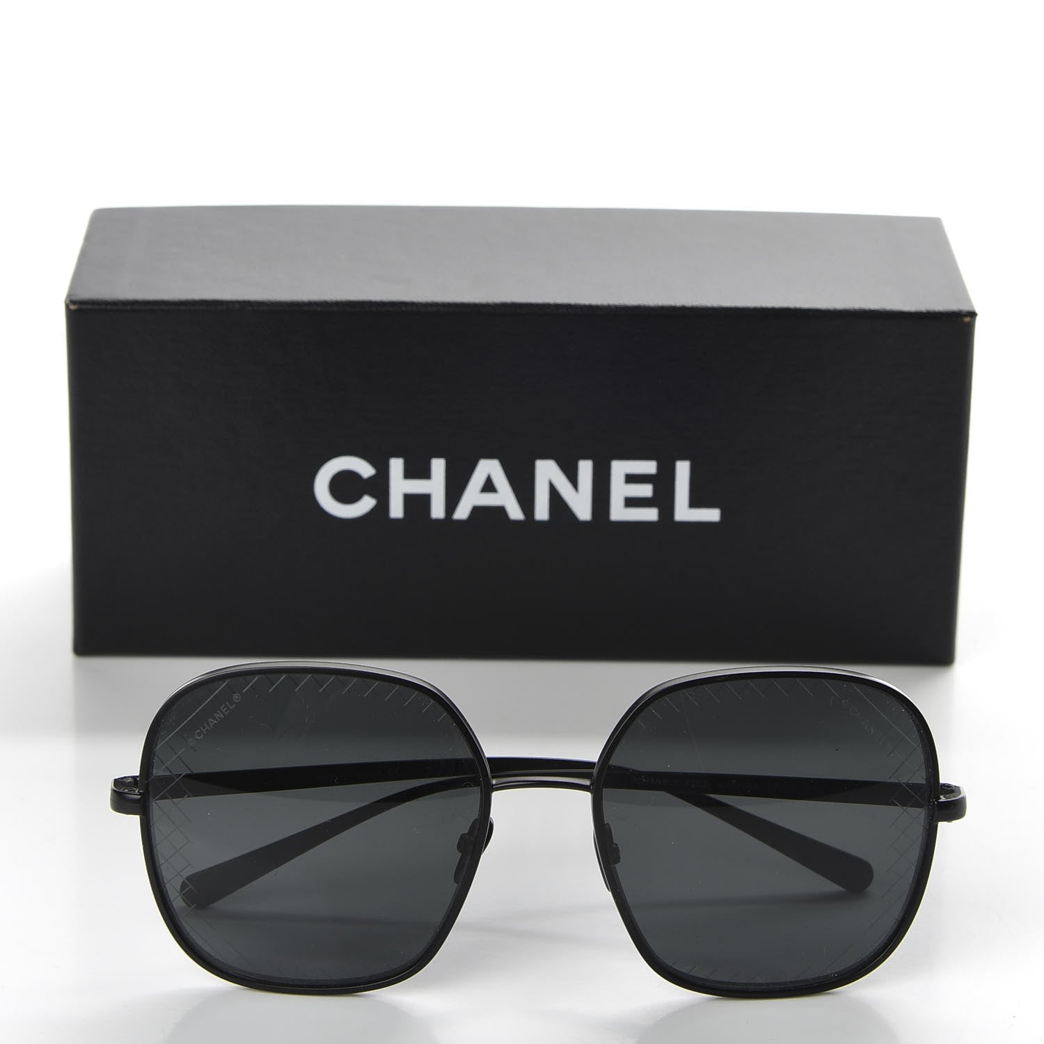 Chanel Square Sunglasses 4252 Black 8 of 8