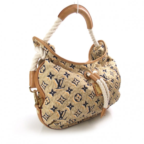 Louis Vuitton Canvas Monogram Cruise Bulles MM Natural 4 of 5