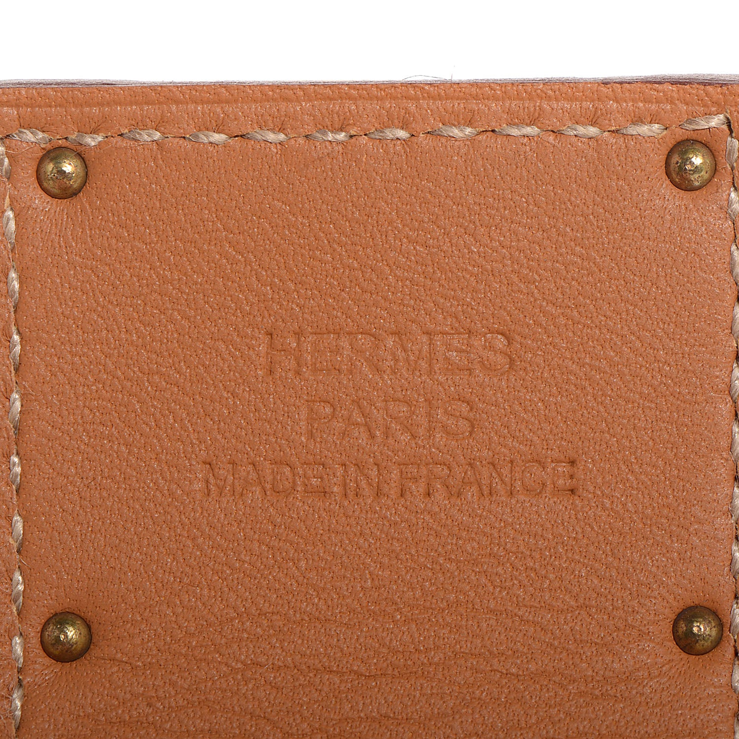 Hermes Epsom Kelly Dog Bracelet Orange 6 of 7