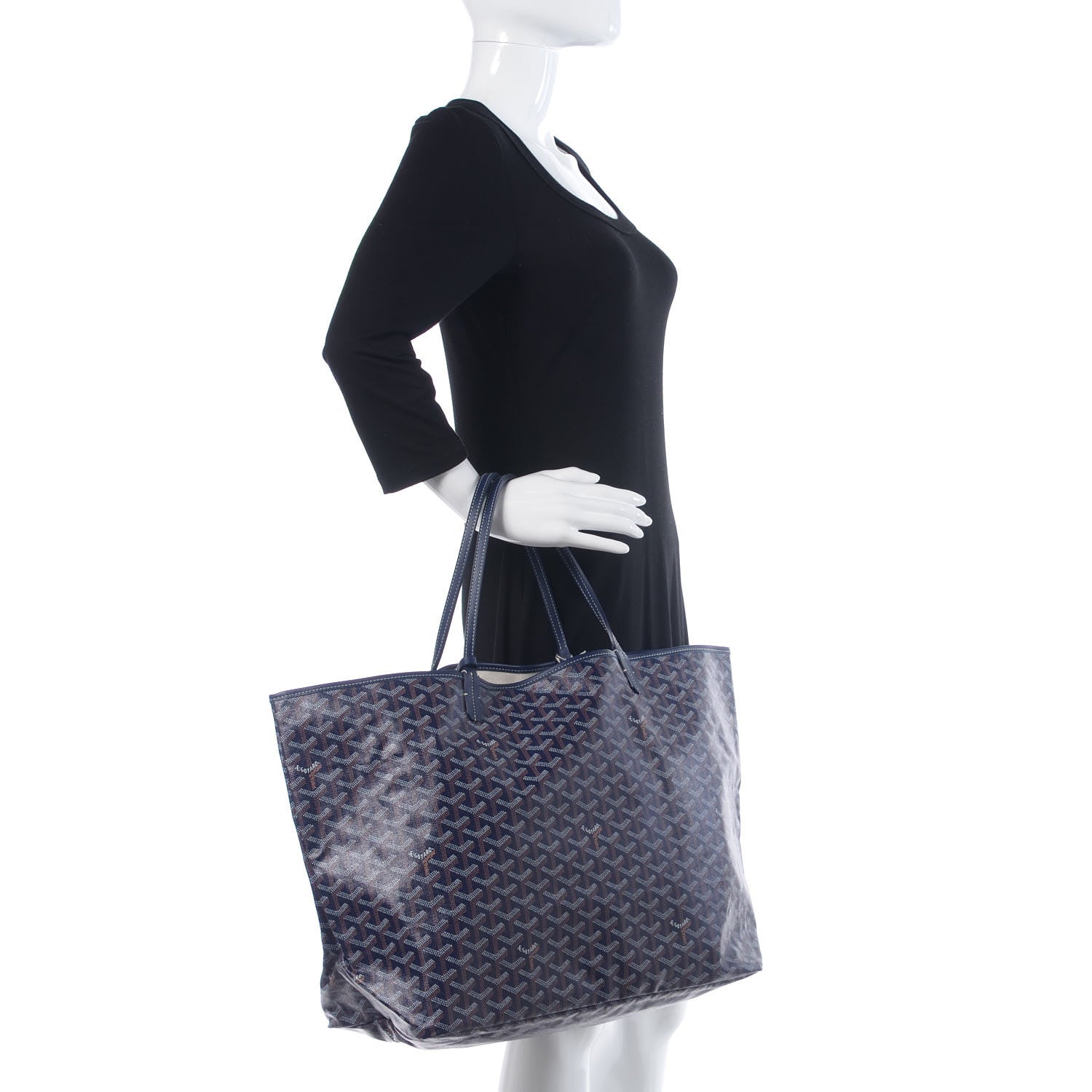 Goyard Goyardine Saint Louis GM Navy 2 of 11